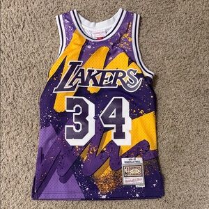 Mitchell & Ness Los Angeles Lakers #34 Shaquille O’Neal Jersey